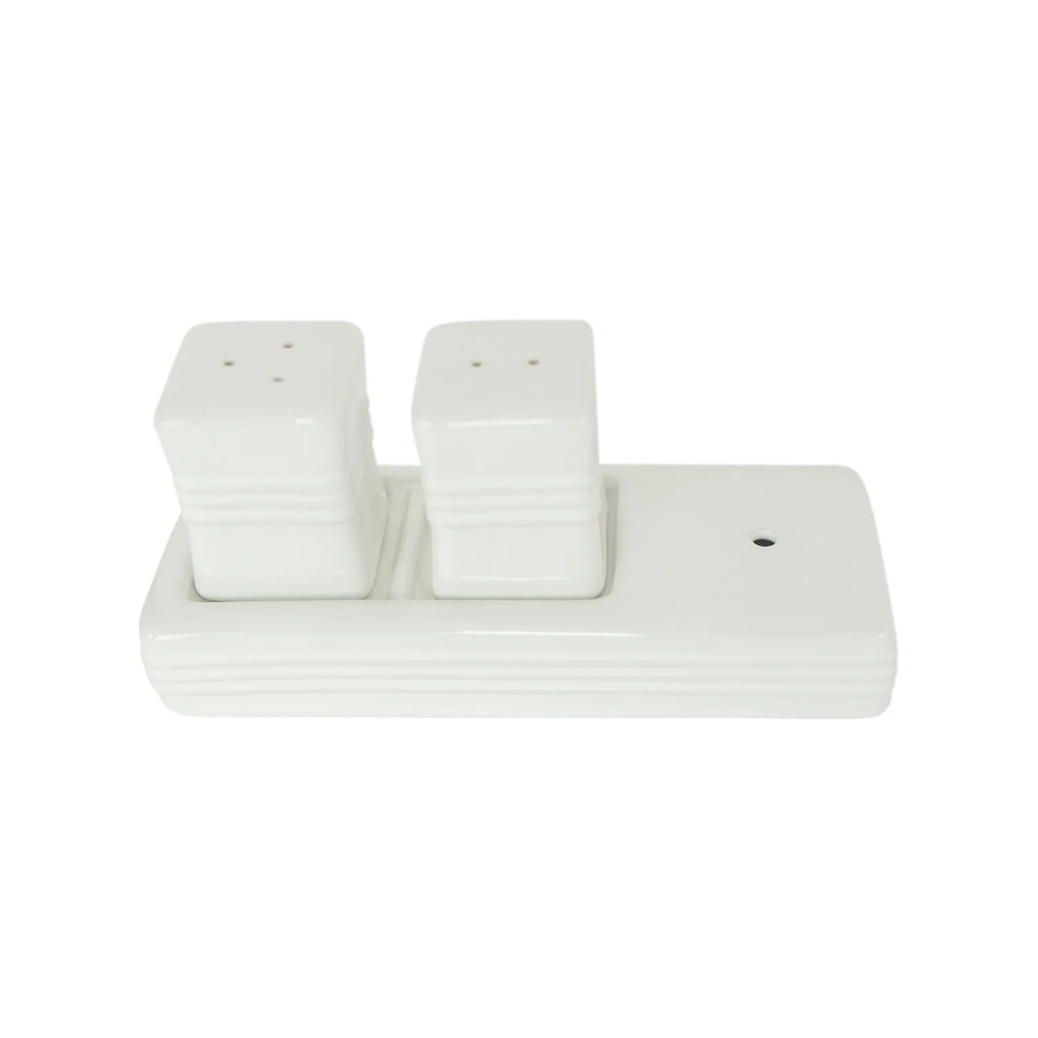 pinstripes salt & pepper shakers | nora fleming