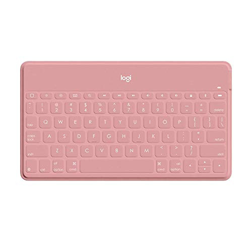 Logitech Keys-to-Go Super-Slim and Super-Light Bluetooth Keyboard for iPhone, iPad, Mac and Apple TV, Including iPad Air 5th Gen (2022) - Blush Pink | Amazon (US)