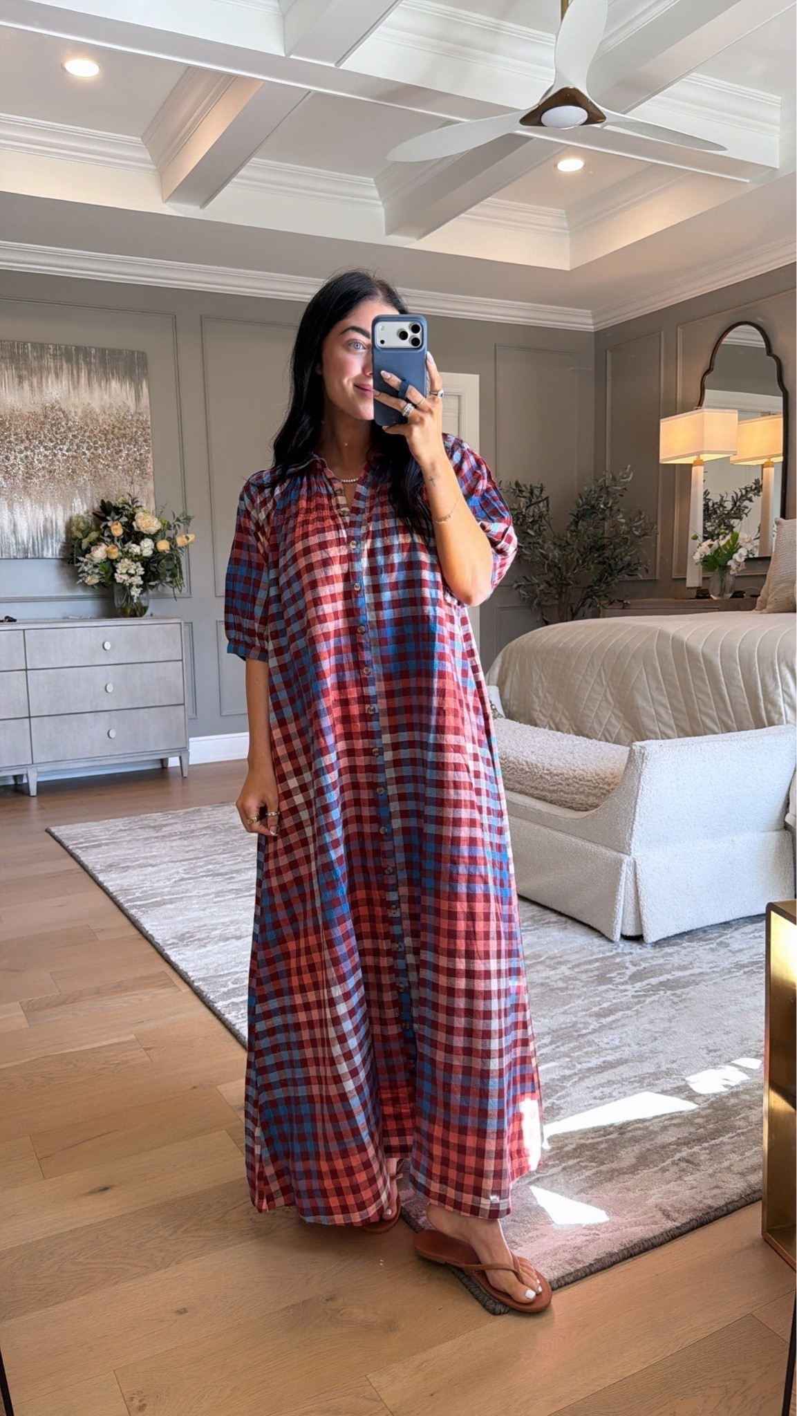 The perfect flowy fall maxi 

fall outfits, maxi dress, gingham, casual outfits, Katy roach, livingmybeststyle

#LTKootd