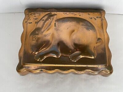 VTG 9x7 Hanging SOLID Copper Mold Bunny Rabbit | eBay US