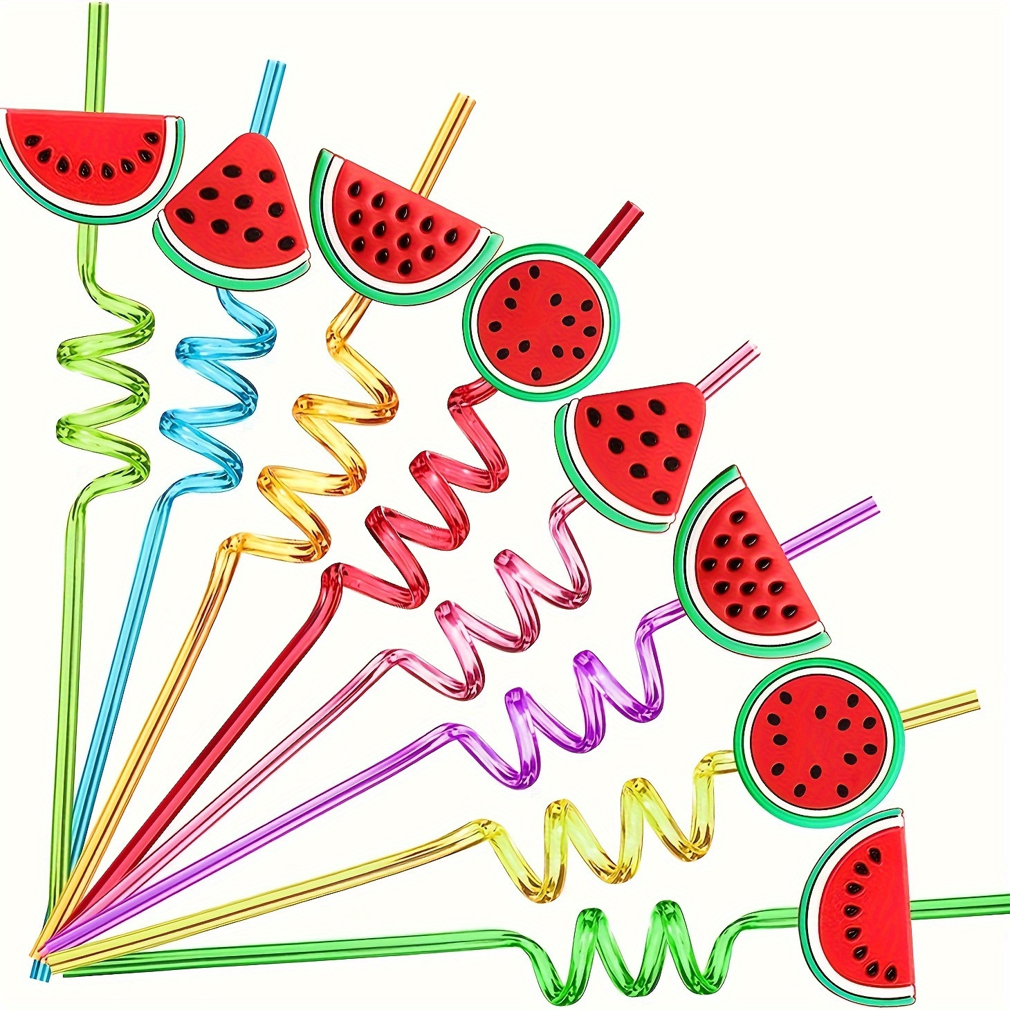 vibrant watermelon party straws   plastic perfect - Temu Canada | Temu Affiliate Program
