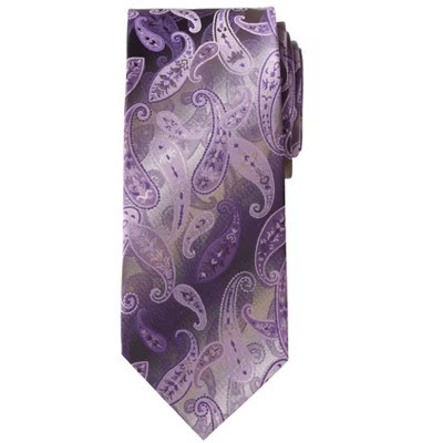 KingSize Extra Long Classic Paisley Tie - Soft Purple Paisley | Target