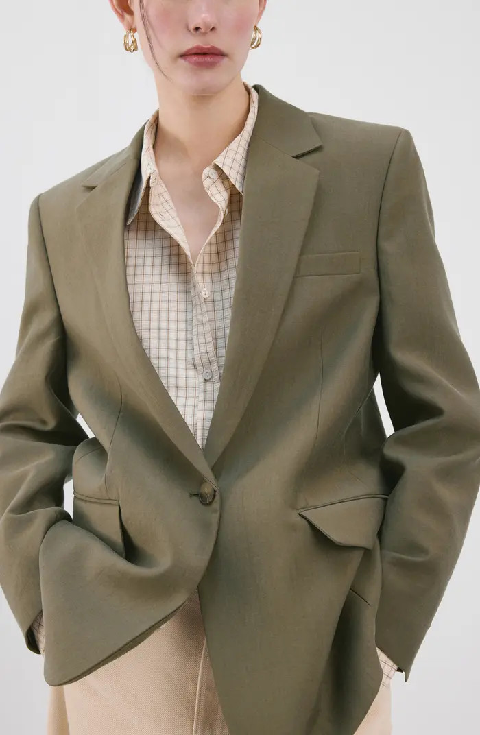 Americana Lisa One-Button Blazer | Nordstrom