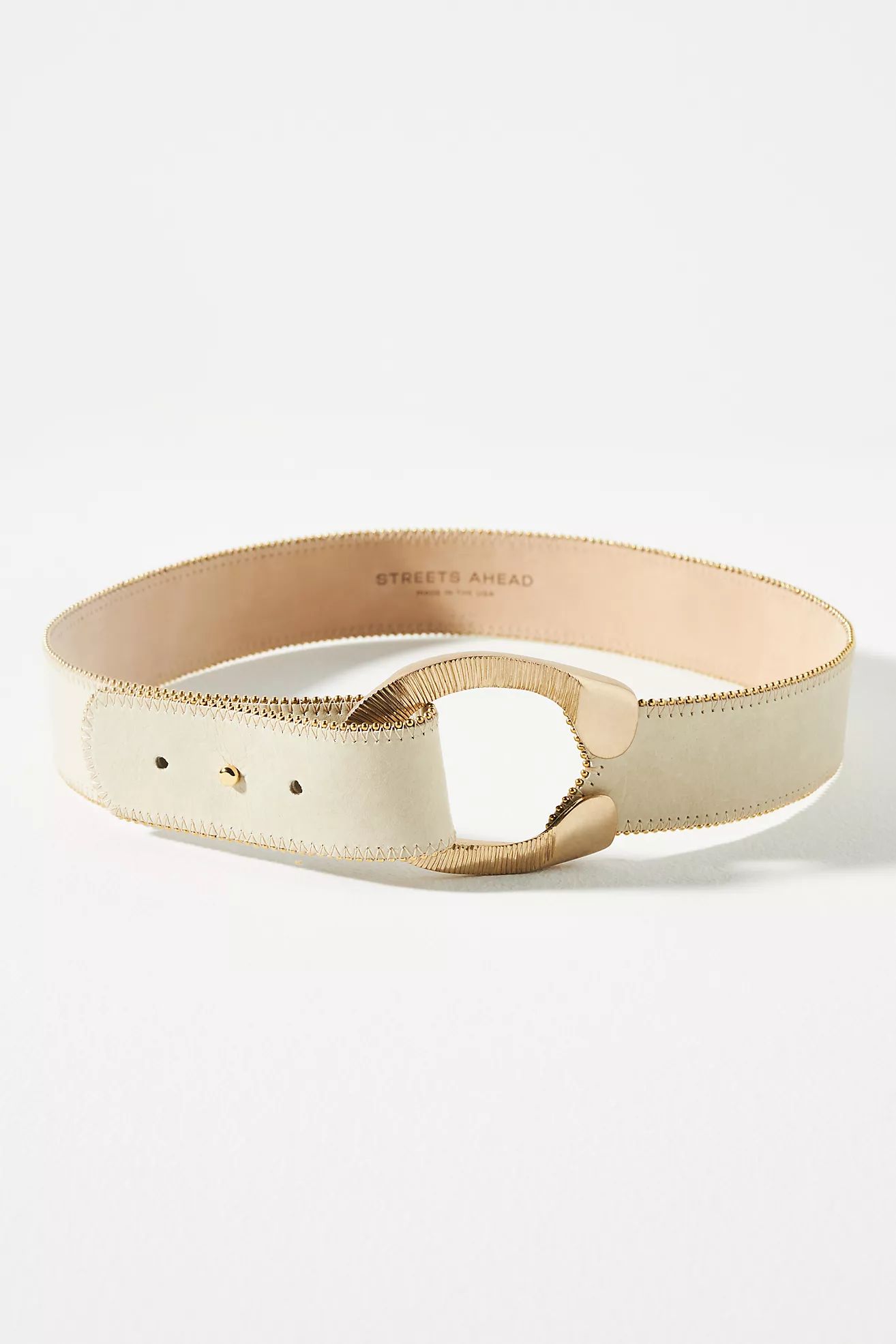 Streets Ahead Gold Ring Belt | Anthropologie (US)