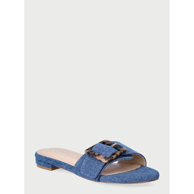 Scoop Women's Buckle Slide Sandals | Walmart (US)