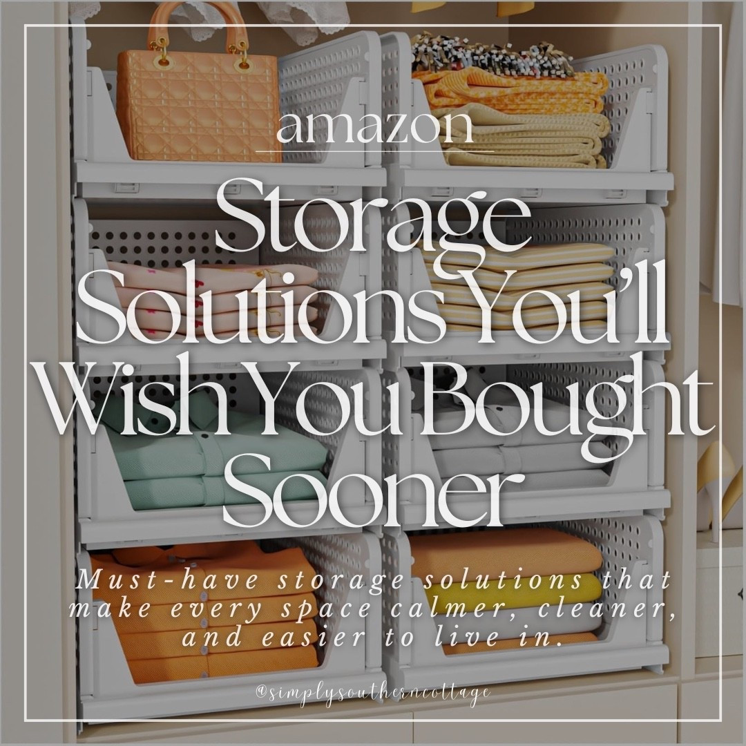 Amazon Storage solutions you’ll wish you bought sooner. Must-have storage solutions that make every space calmer, cleaner, and easier to live in. 


Amazon, Amazon home finds, home, home finds, home essentials, storage, storage finds, storage essentials, kitchen storage, closet storage, organization, sink storage 




#LTKHome #LTKFindsUnder50