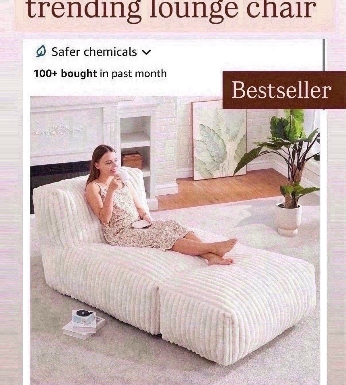 Assembly free chair.  Oversized chair. Comfy lounge chair #chair #loungechair 

#LTKHome