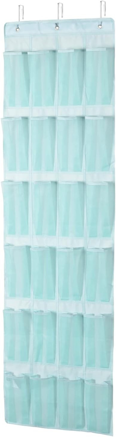 Amazon Basics Over the Door Organizer with 24 Pockets - Jade Green | Amazon (US)