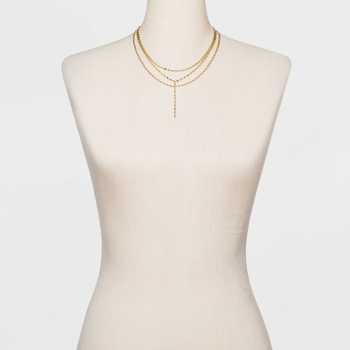 SUGARFIX by BaubleBar Layered Y-Chain Necklace - Gold | Target