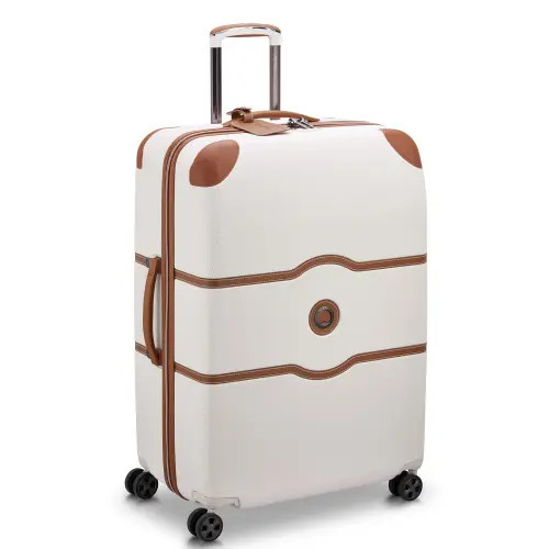 Delsey Paris Chatelet Air 2.0 Checked-Large 28 Inch Hardside Luggage with Spinner Wheels in Angora at Nordstrom | Nordstrom