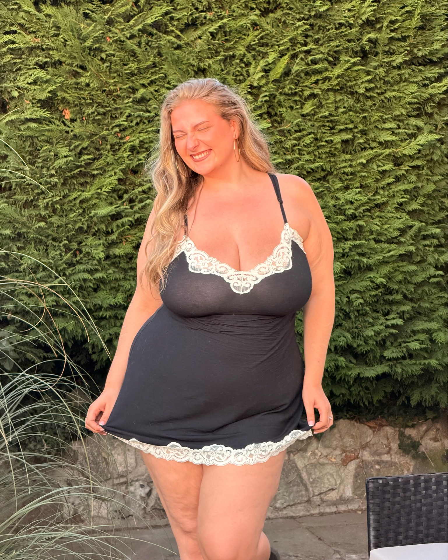 Out of all types of lingerie, slip dresses are the one I wear the most 🖤

#LTKplussize #LTKuk #LTKsummer