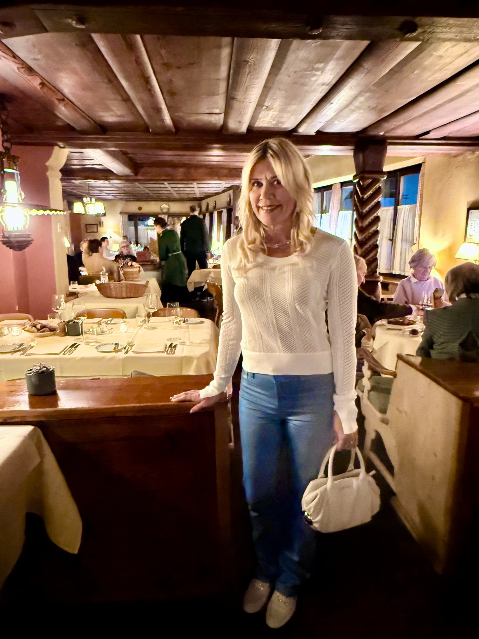 Winter styling in the Swiss Alps wearing this blue charted mini boot cut denim and lug dome embellished loafers with a knit sweater. 

#LTKPetite #LTKootd #LTKOver40