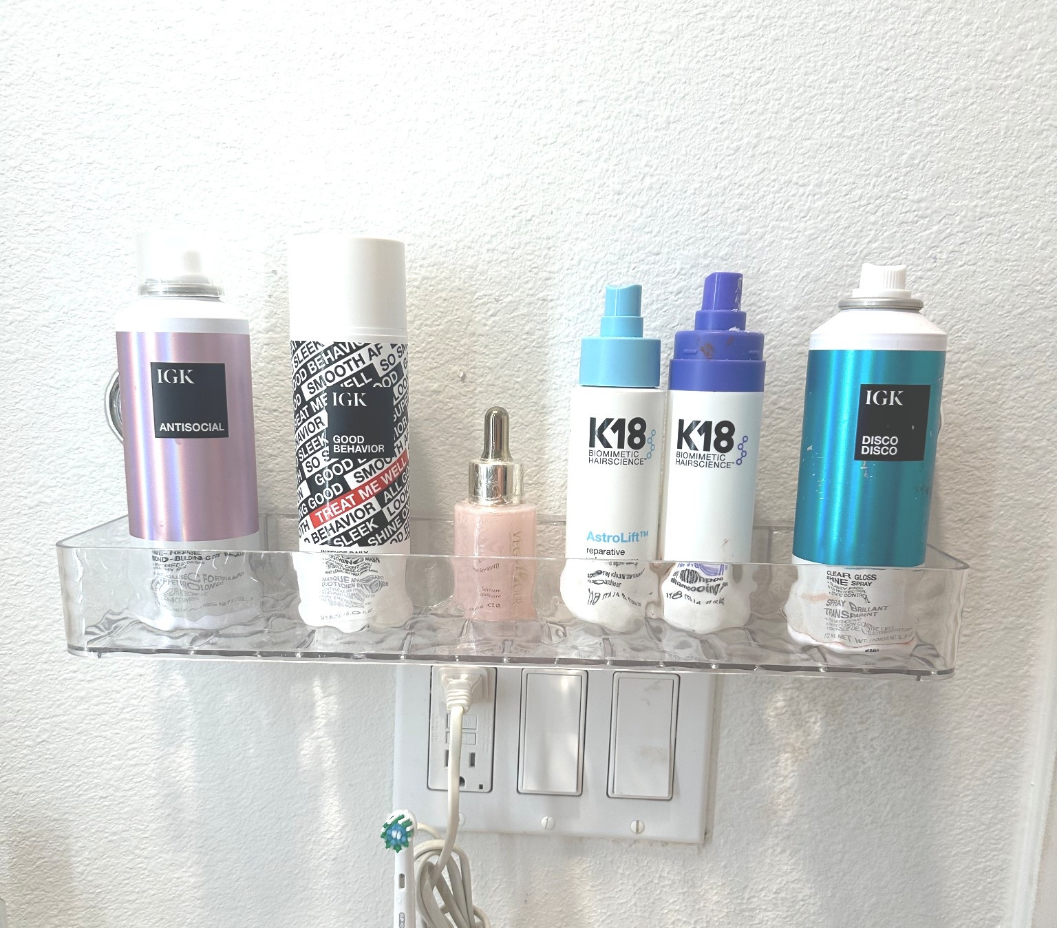 A little DIY bathroom organizing 

#LTKHome #LTKFindsUnder100 #LTKBeauty