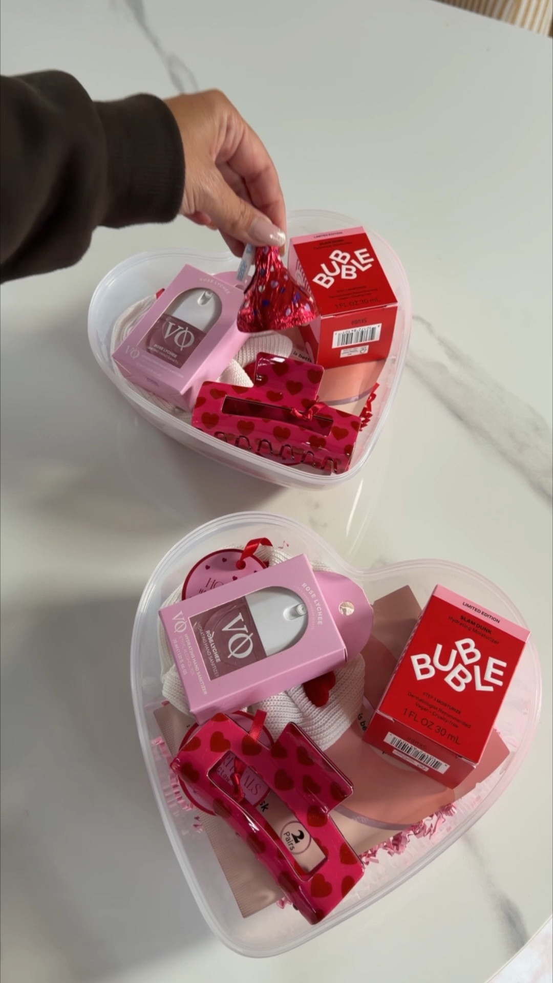 The way to a teen’s heart? Her favorite things, obviously. 😉💗
I love gifting the girls a little Valentine treat each year, and these clear hearts were perfect for filling with the little essentials she loves and actually uses….because the small details always matter. 💌 

#LTKValentine #LTKmomlife #LTKKids
