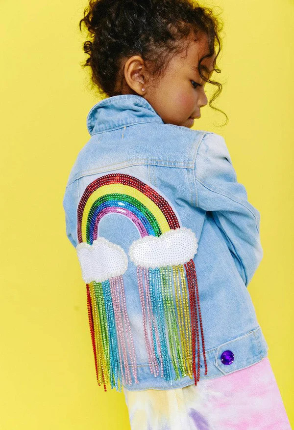 Crystal Rain Denim Jacket | Lola + The Boys