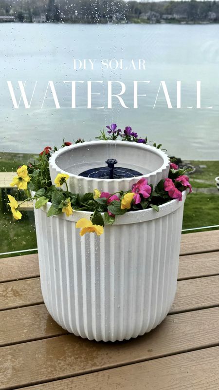 DIY Garden Waterfall Planter

I LOVE this DIY. It's probably in my top 5 favorites of all time. The way the colors pop against the white planters is stunning. The solar waterfall is so easy to use and has 6 different attachments that adjust the water flow. There is even a bubbler option thst would be great for hummingbirds or making a birdbath. 🦜 

Waterfall | Water Fountain | Backyard Garden | Flower Garden |Backyard Oasis | Patio Decor | DIY /  @walmart | Walmart Finds | Outdoor Living | Easy DIY | Outdoor Space

#LTKVideo #LTKSeasonal #LTKhome