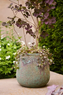 Barnacle Tall Droplet Planter | Anthropologie (US)