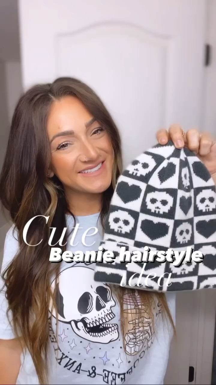 Styling products used and elastics linked here! My beanie is in store only from AE, but I linked a few other options for you! 

#LTKHalloween #LTKVideo #LTKbeauty