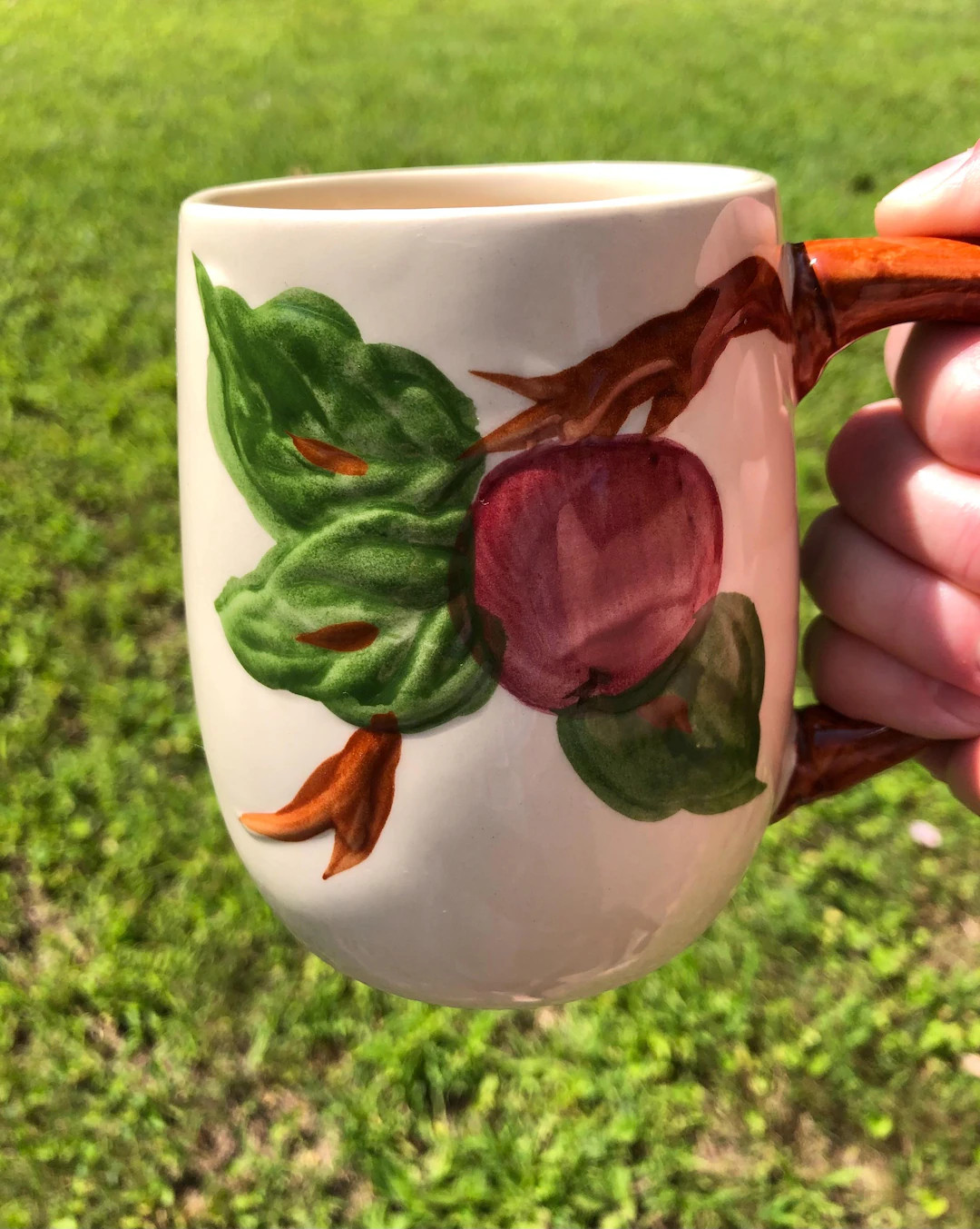 Vintage Franciscan Apple Mug 80s Earthenware Grand Mug Autumn Harvest Fall Coffee Mug England - E... | Etsy (US)