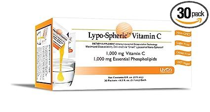 Lypo-Spheric Vitamin C, 1,000 mg Vitamin C Per Packet, 30 Count | Amazon (US)