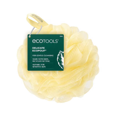 EcoTools Delicate EcoPouf Bath Sponge - Pastel Yellow: Whole Body Application | Target