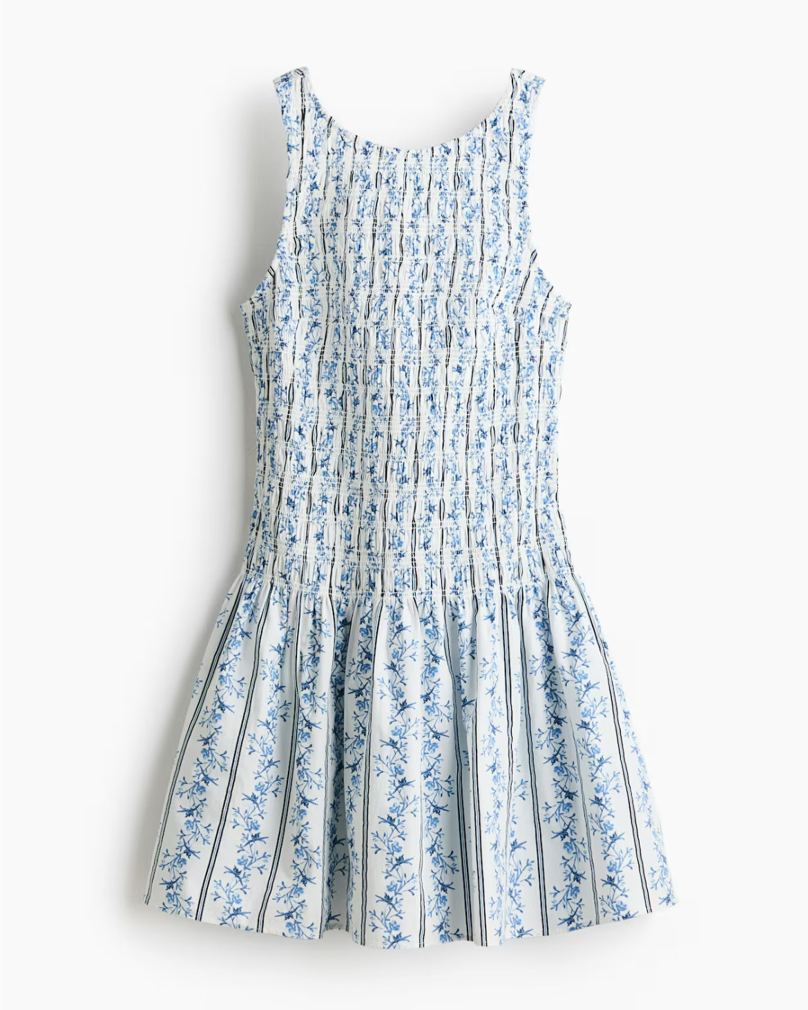 Blue and white floral smocked dress - LoveShackFancy look for less!

#LTKSeasonal