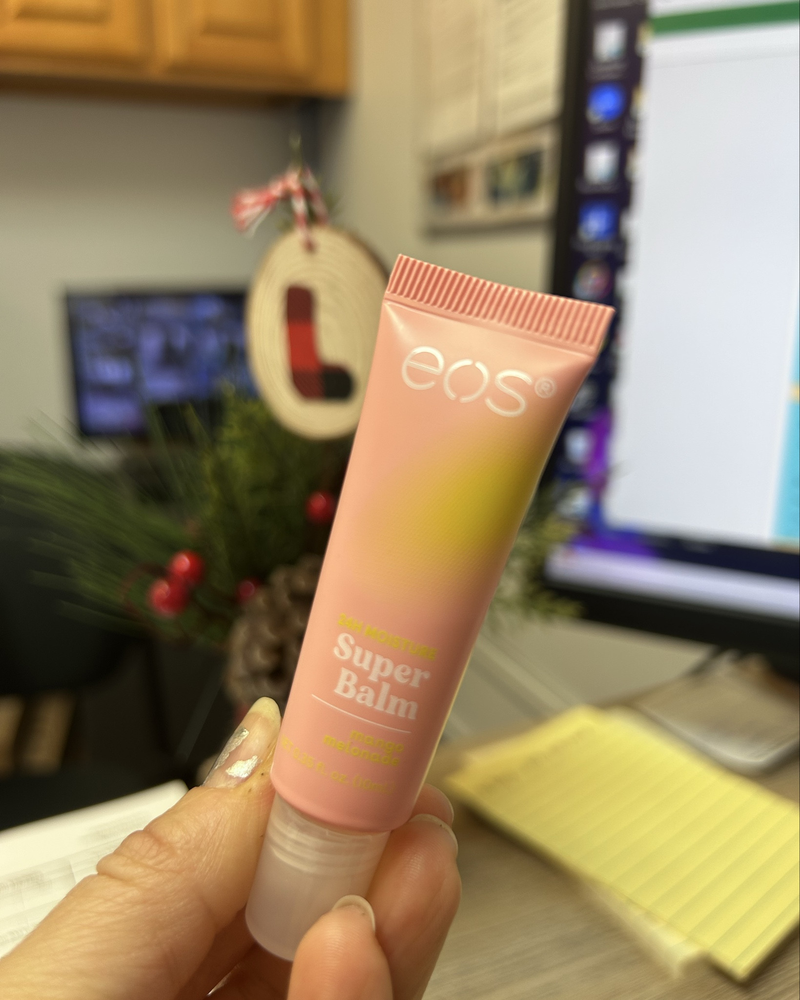 This lip balm (gave me the taste and smell of childhood. Do you remember LOVE IS gum??? 
Oh my!!! It’s my favorite now.