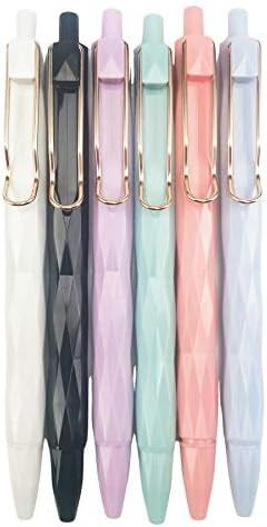 Amazon.com: Seedrulia Retractable Gel Pens, Black Ink, Cute Pens, Pastel Pens Barrel, Premium Fin... | Amazon (US)