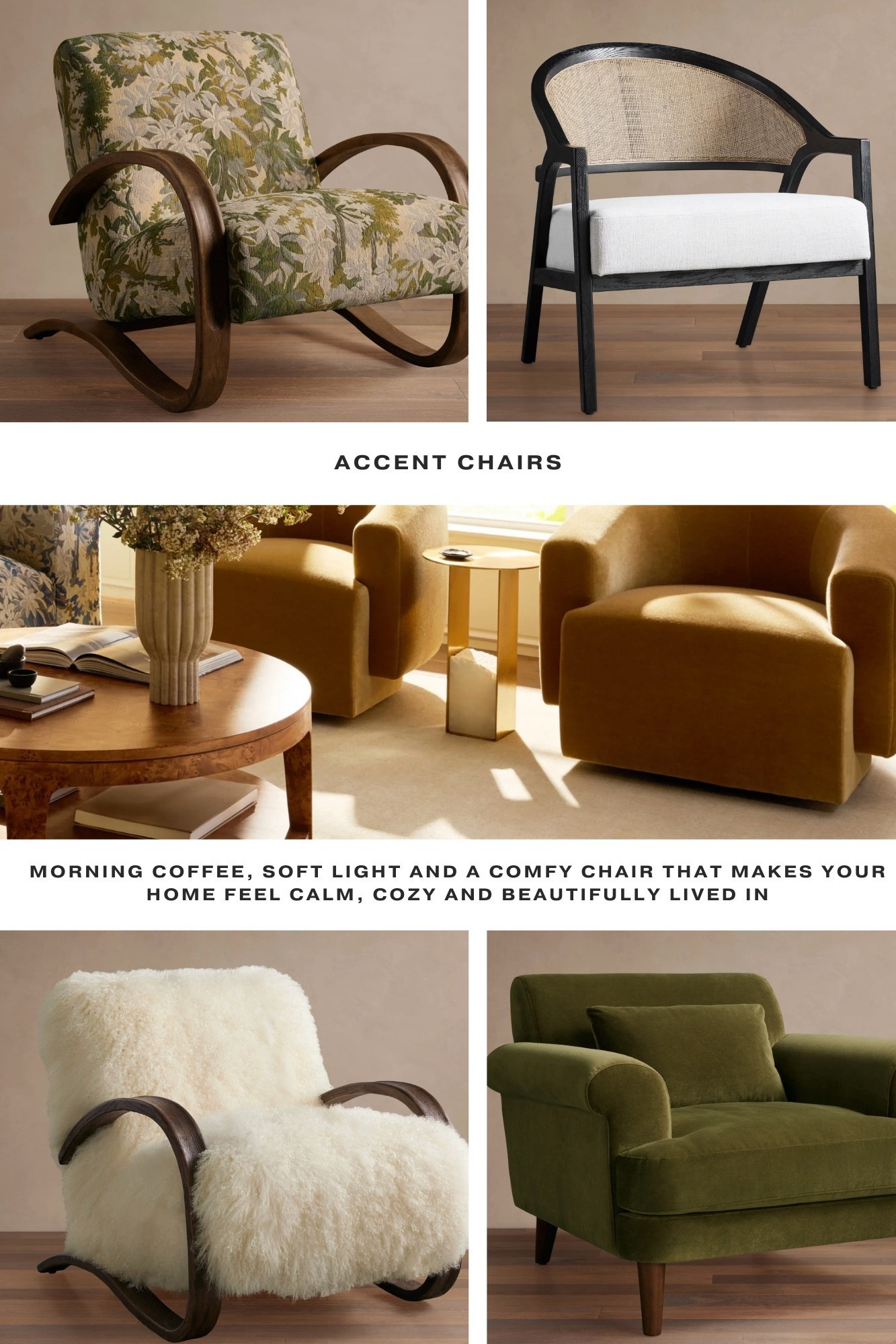 ❤️ Morning coffee, soft light, and the perfect accent chair! The piece that adds warmth, texture, and personality while making your home feel calm, cozy, and beautifully lived in. 

Tap to shop your favorite and save for your dream space 😌

#LTKdayinmylife #LTKmomlife #LTKHome