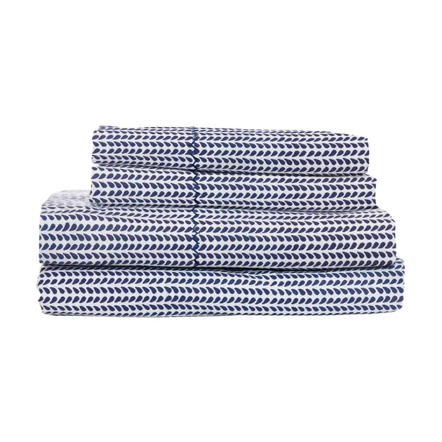 Cinde Indigo Organic Sheet Set by John Robshaw | Cailini Coastal