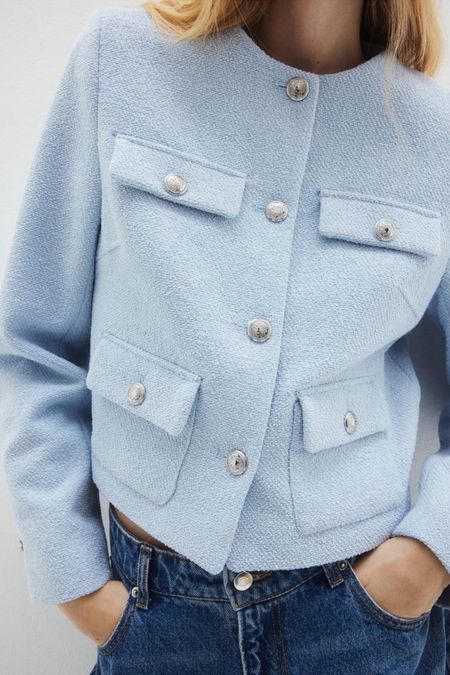 Textured jacket 

#LTKfindsunder50 #LTKworkwear #LTKSeasonal