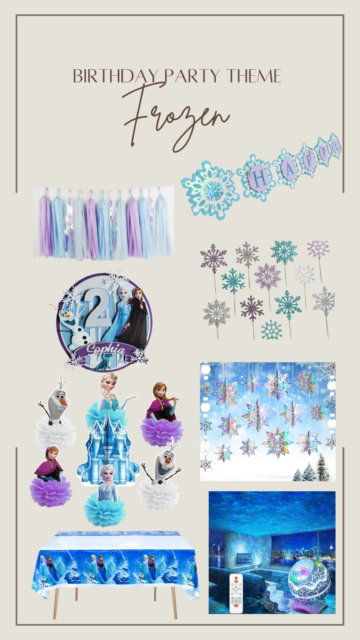 The perfect decorations for the best Frozen themed birthday party! 

#LTKparties #LTKMostLoved #LTKkids