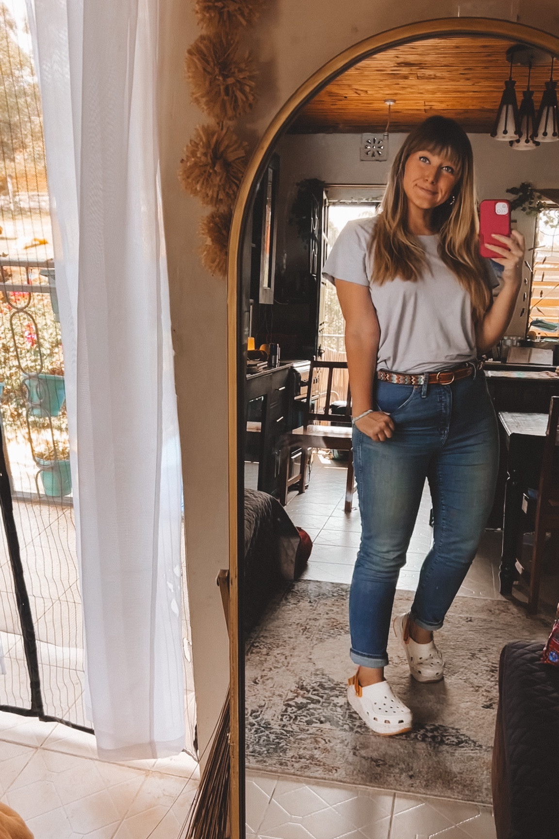 Cozy vibes for a creative day here in Kenya ✨ I’m all about comfort and style when working with the kiddos, and this look is my go-to! Wearing my favorite @madewell tee paired with high-rise jeans, and, of course, these comfy @crocs for a full day of art fun 🎨 #LTKunder50 #LTKstyletip #MadewellStyle #ArtTeacherLife

#LTKShoeCrush #LTKMidsize #LTKSeasonal
