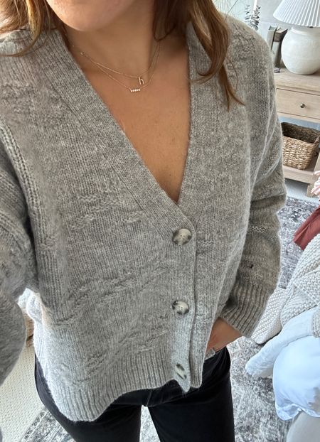 The cutest coziest cardigan sweater that’s part of the NSale and under $50! Wearing a size S. 

#LTKxNSale #LTKunder50 #LTKsalealert