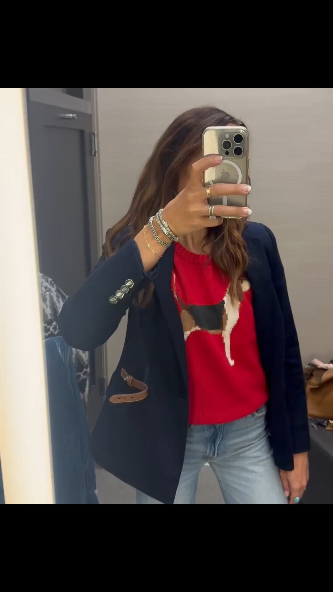 Blazer and hound RL sweater tts 
Nordste try on 
Holiday 
Jeans size up 