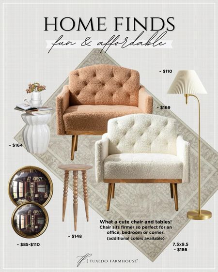 Fun and affordable home finds for styling a pretty corner. 

Accent chairs, lamps, accent tables, rugs, mirrors, home decorr

#LTKSeasonal #LTKhome #LTKstyletip