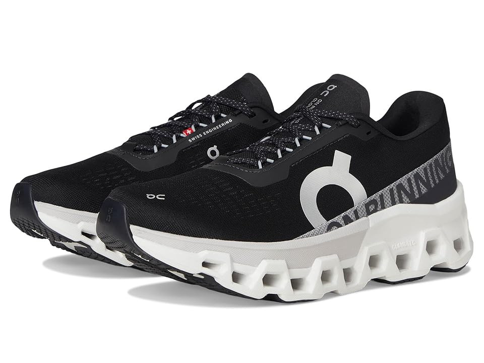 On Cloudmonster 2 Women's Running Shoes Black/Frost : 8.5 M, Mesh/Polyester/Rubber | Zappos