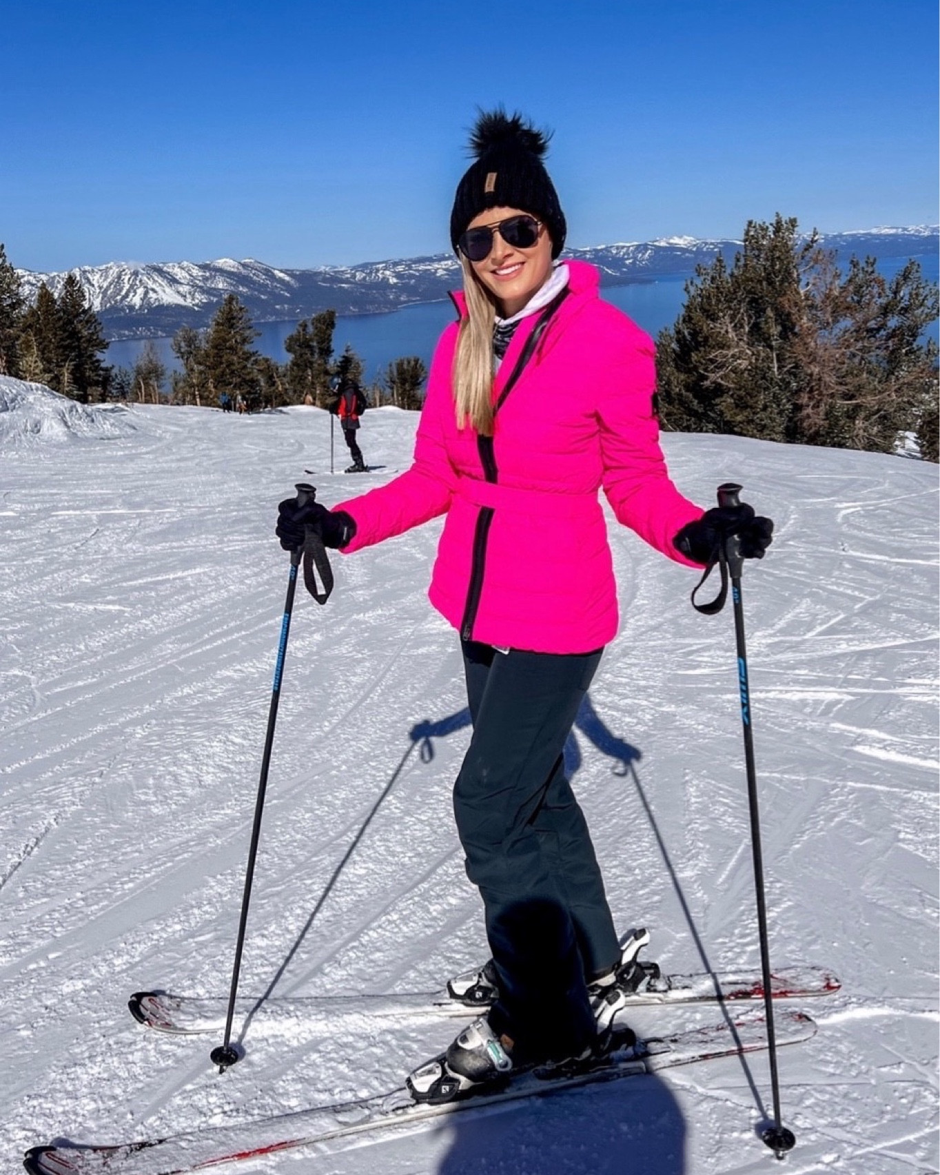 Cute ski outfit! Wearing a 6 in the jacket and a medium in the pants 

#LTKover40 #LTKSeasonal #LTKstyletip
