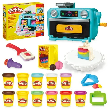 Play-Doh Super Slice Cake Play Kitchen Set, Arts & Crafts Toys for Kids, Ages 3 and up | Walmart (US)