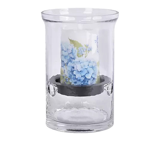 Make Your Selection: Temp-tations Glass Hurricane with 5" Flameless Candle | QVC