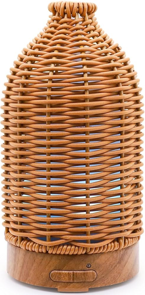 Essential Oil Diffuser - Multifunction Aromatherapy Diffuser 7 LED Color Changing Light 100ML Rat... | Amazon (US)