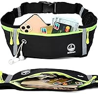 Slim Running Belt Fanny Pack, Exercise Waist Pack Runners Bag Money Belt Phone Holder for Running... | Amazon (US)