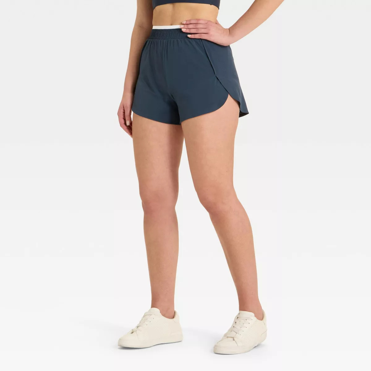 Women's 3" High-Rise Laser Cut Shorts - All In Motion™ | Target