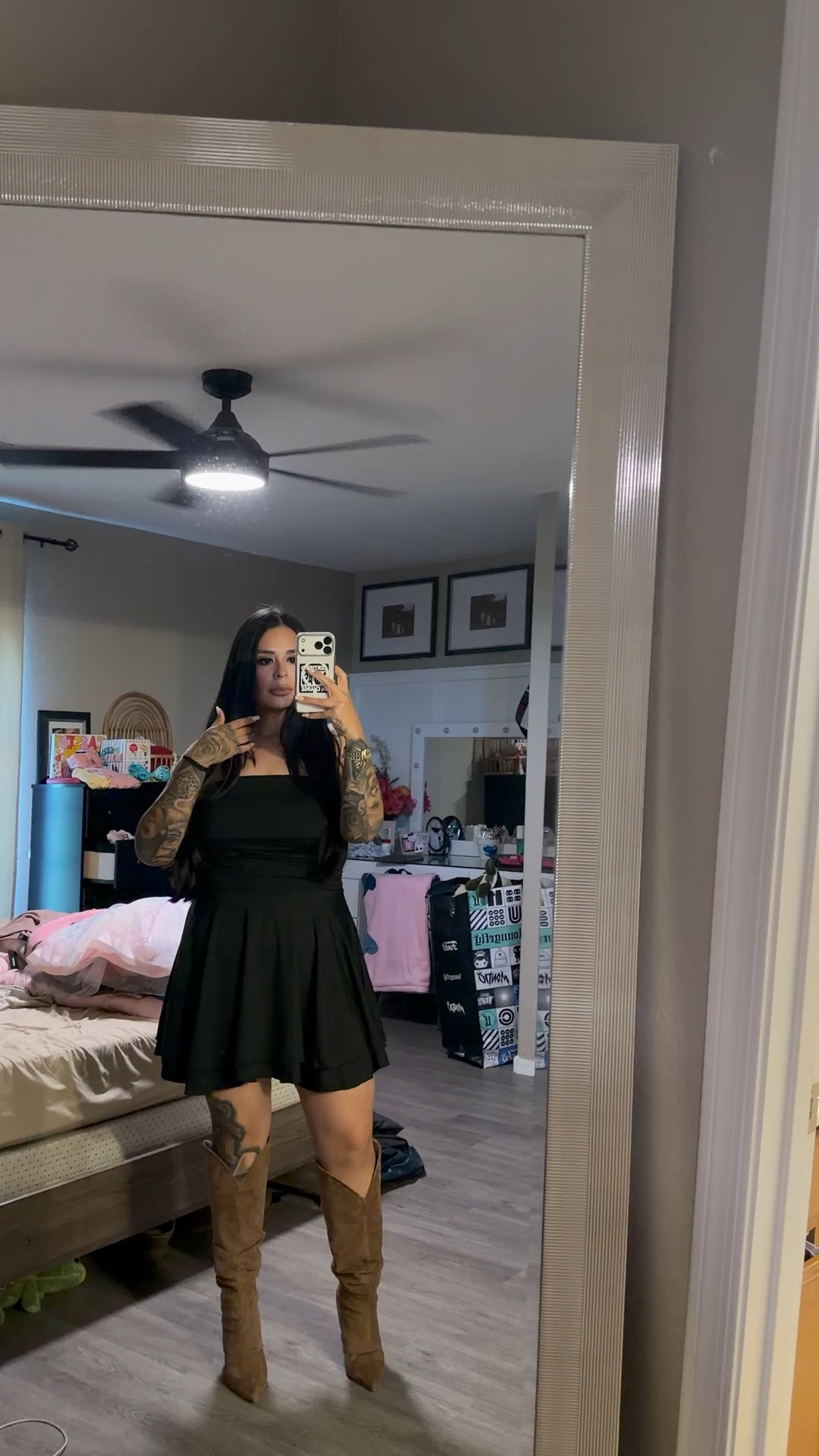 Entire fit from Amazon!! Dress: L 

#LTKootd #LTKActive #LTKmomlife