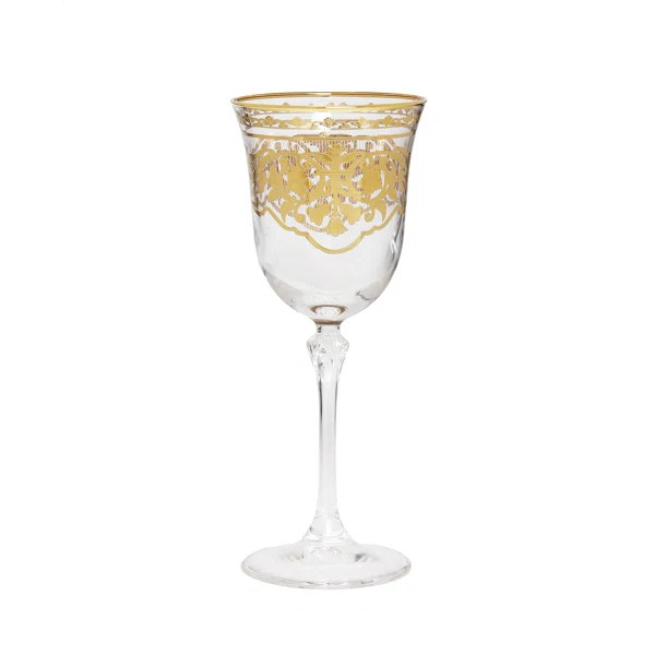 Gold Artwork 8 oz. Glassware set | Wayfair North America