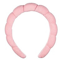 Conair Spa Makeup and Face Washing Headband, Pink Bubble Design, 1 Count, Ultra-Absorbent Microfi... | Amazon (US)