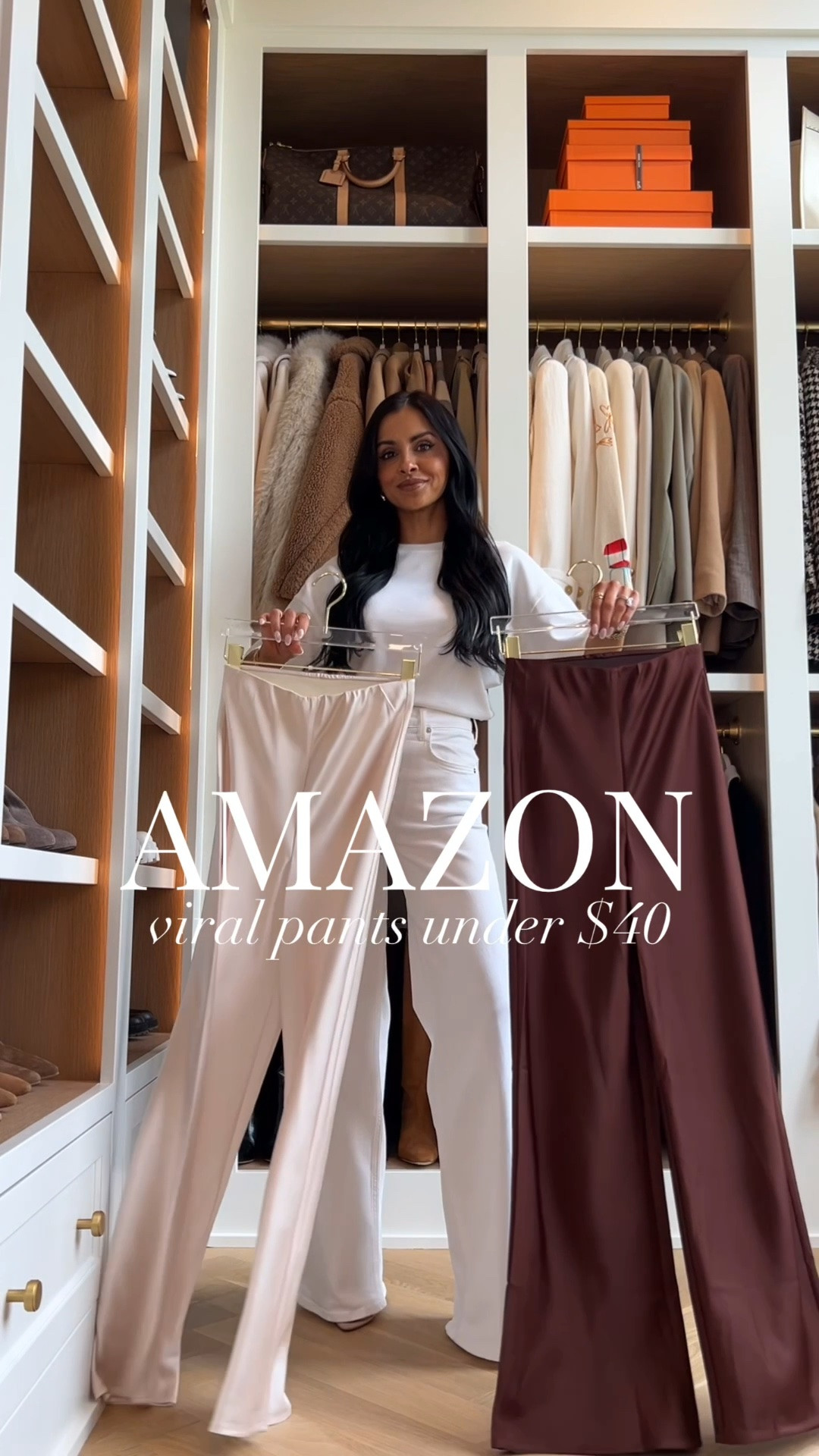 Amazon viral satin pants that look just like Aritzia under $40!
Wearing an XS
These do not wrinkle easily! Elastic waist and so comfy!
Zara suede jacket wearing an XS
Revolve cropped trench wearing an XXS
Hermes inspired Amazon bag 
Amazon sunglasses 2 for $25!

#LTKOver40 #LTKSeasonal #LTKgrwm
