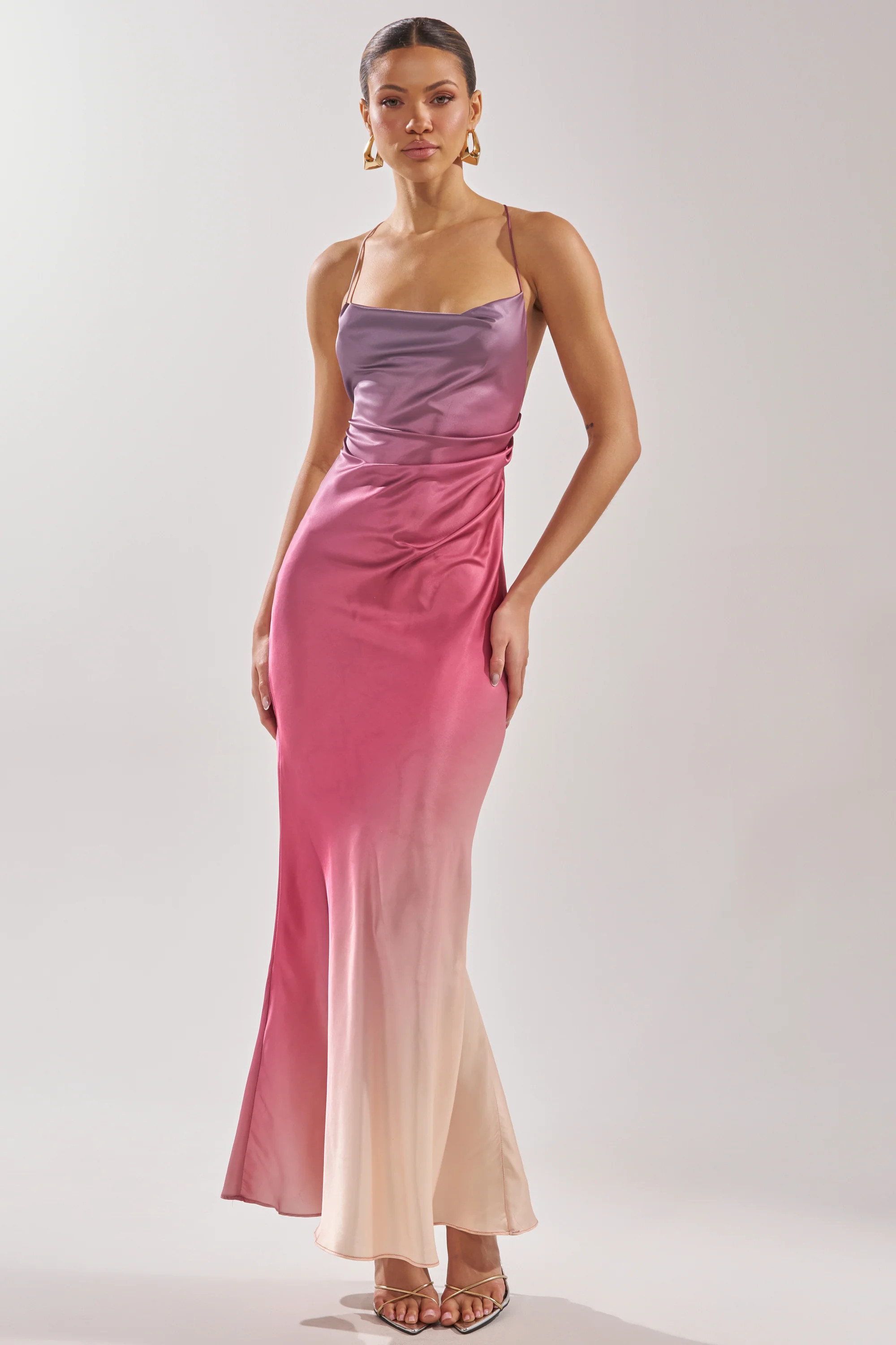 PRETTY WOMAN MAUVE MAXI DRESS | AKIRA