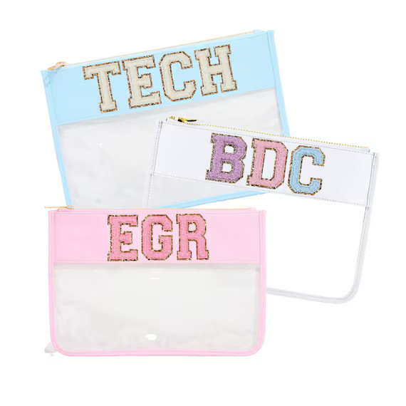 Nylon Clear Pouch With Patches | Etsy | Etsy (US)