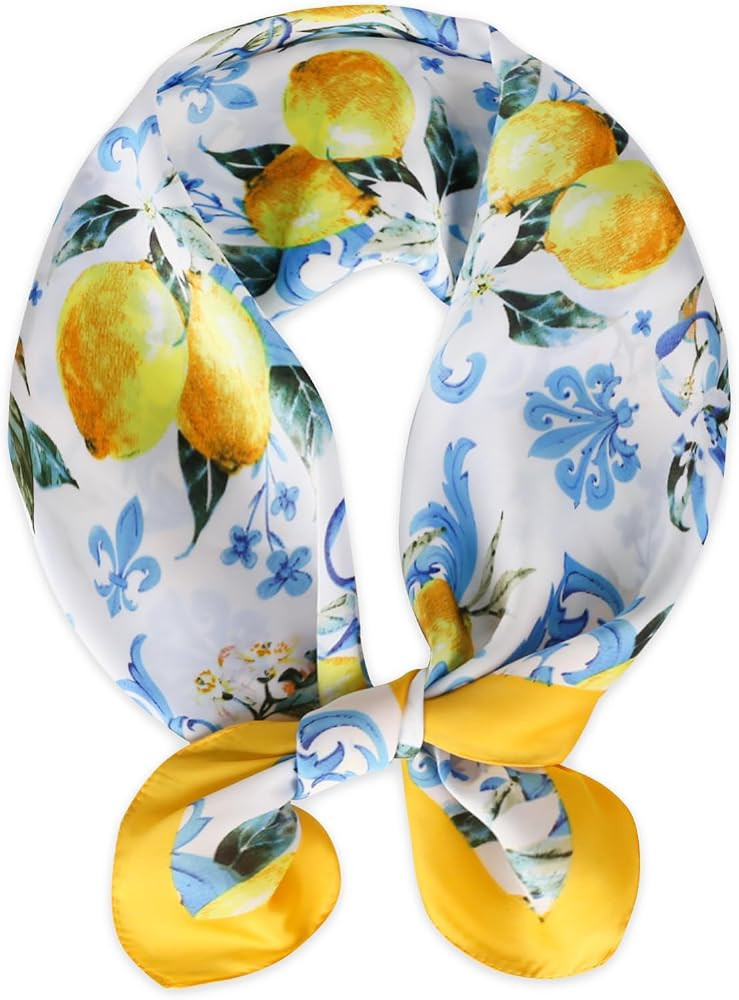 Relang Fashion Silk Satin Head Scarf for Women Hair Bandana Hair Scarf Wrap Neck Scarf for Women ... | Amazon (US)